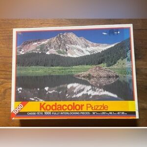 Kodacolor Mountain Landscape Puzzle 1000pcs New 1994